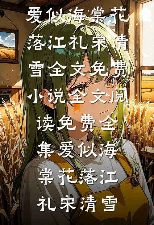 爱似海棠花落江礼宋清雪全文免费小说_全文阅读免费全集爱似海棠花落(江礼宋清雪)