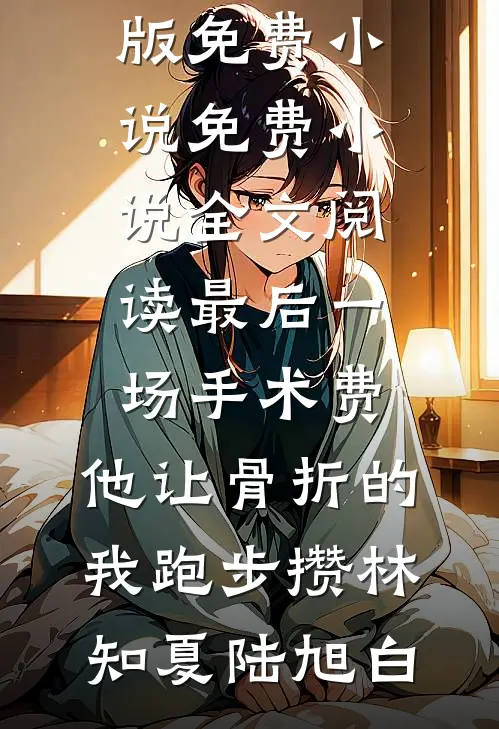 最后一场手术费，他让骨折的我跑步攒林知夏陆旭白完整版免费小说_免费小说全文阅读最后一场手术费，他让骨折的我跑步攒林知夏陆旭白