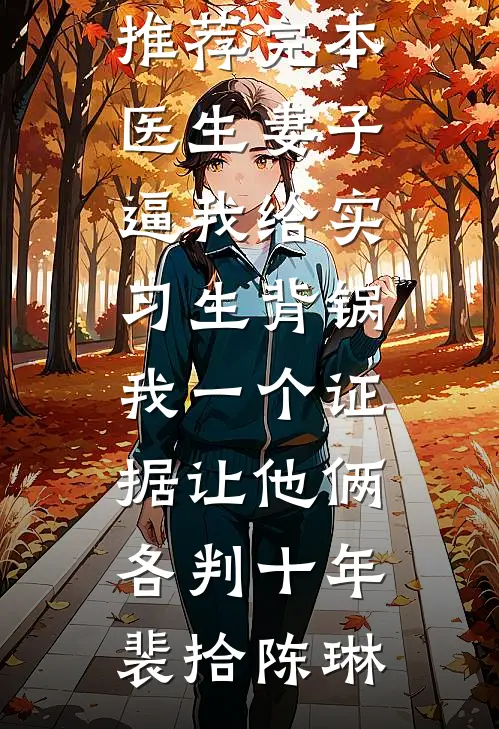 医生妻子逼我给实习生背锅，我一个证据让他俩各判十年裴拾陈琳免费小说大全_小说推荐完本医生妻子逼我给实习生背锅，我一个证据让他俩各判十年(裴拾陈琳)