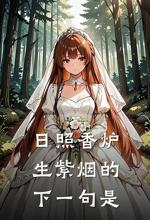 日照香炉生紫烟的下一句是