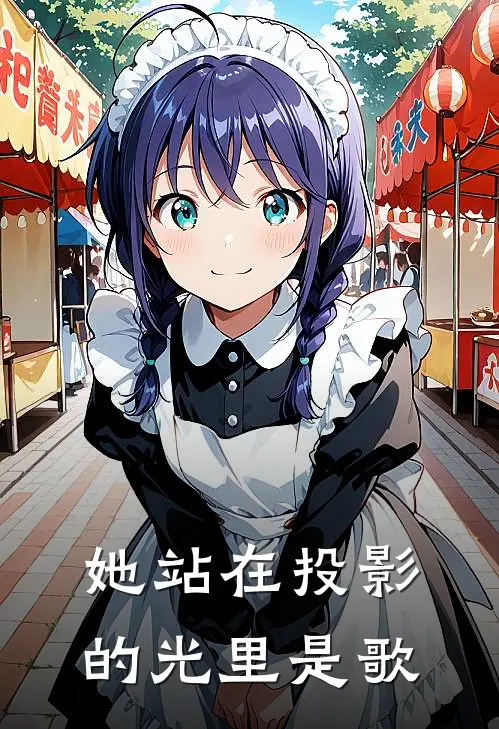 她站在投影的光里是歌