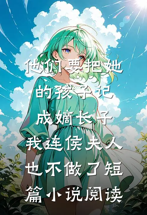 他们要把她的孩子记成嫡长子，我连侯夫人也不做了短篇小说阅读
