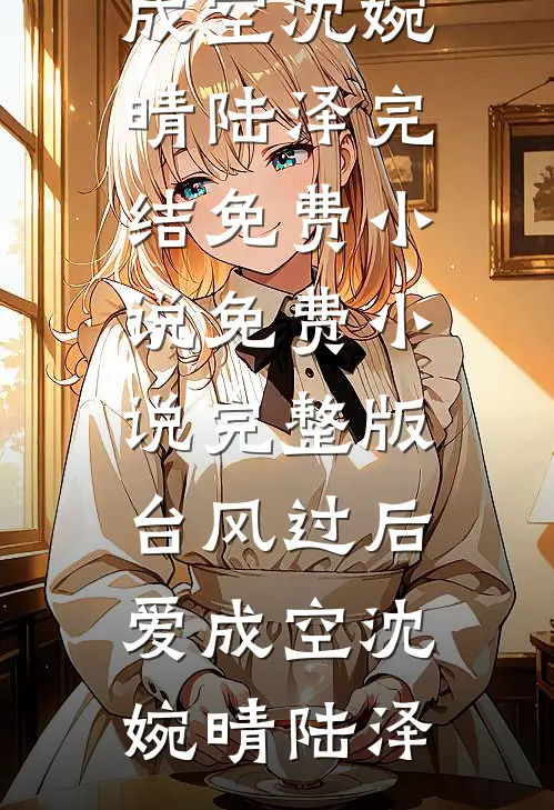 台风过后爱成空(沈婉晴陆泽)完结免费小说_免费小说完整版台风过后爱成空沈婉晴陆泽
