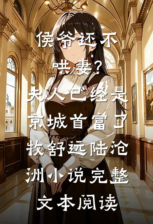 侯爷还不哄妻?夫人已经是京城首富了牧舒远陆沧洲小说完整文本阅读